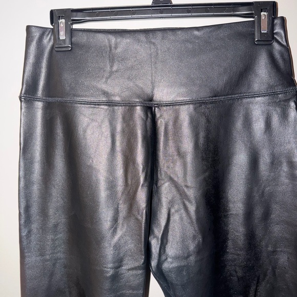 Black Women's Sweater and Faux Leather Pants - Picture 3 of 4
